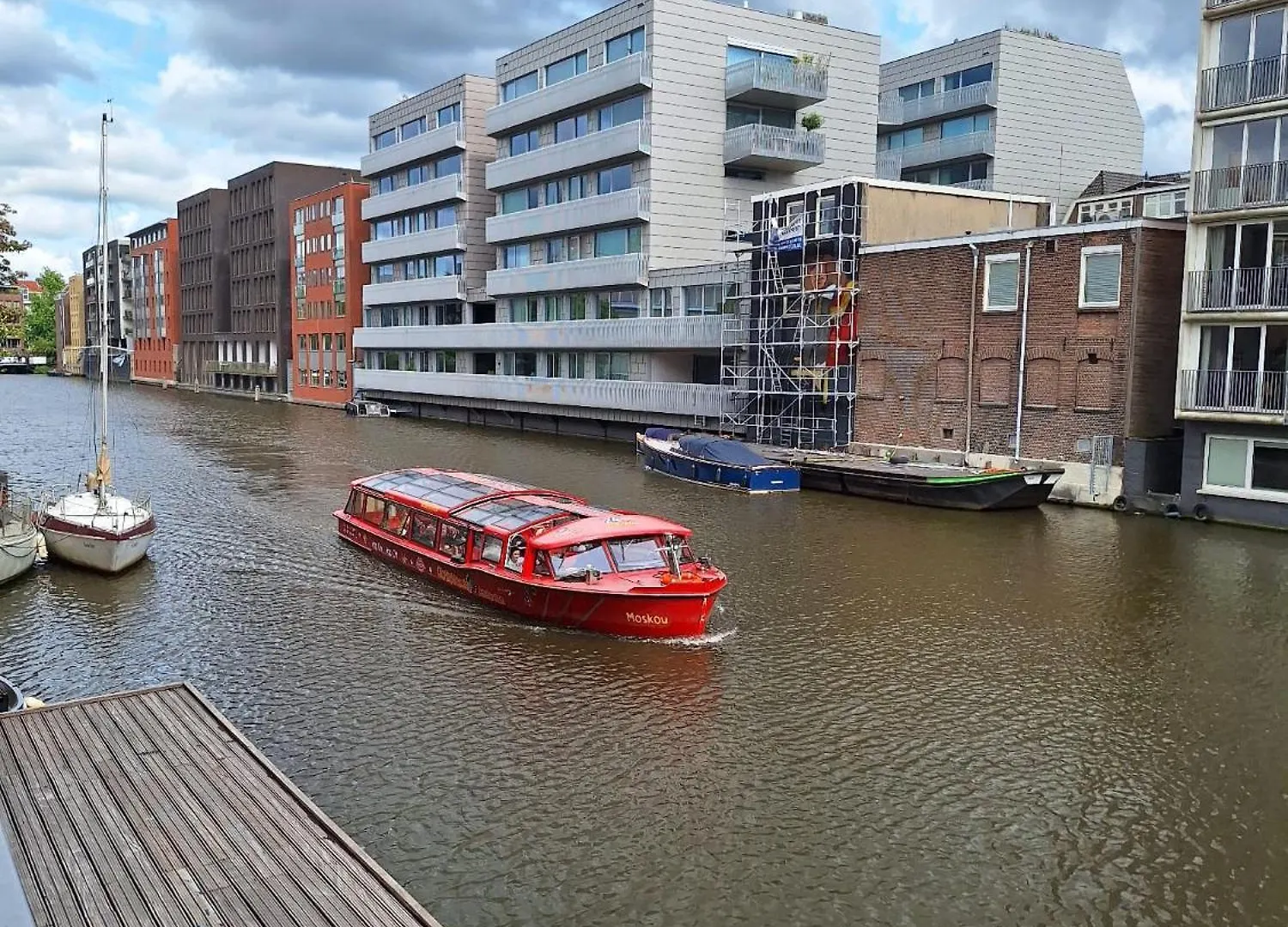 Frühstückspension Sm Center Located Room On The Canal Amsterdam Niederlande